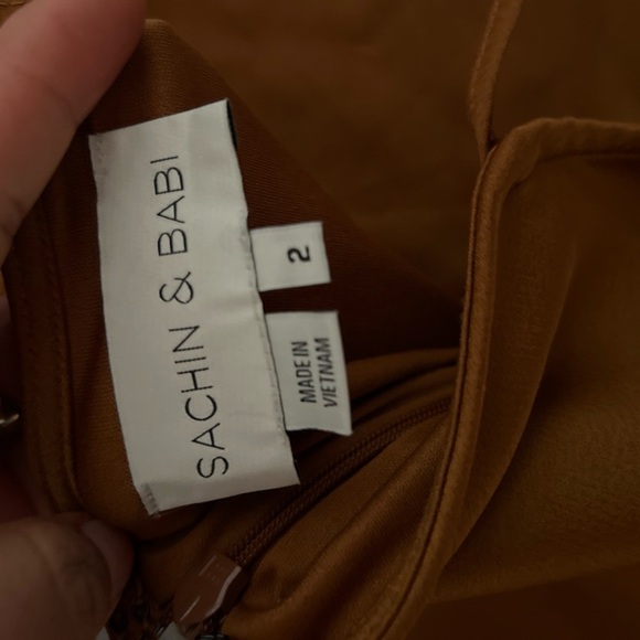 Sleek Tan Dress by Sachin & Babi - Picture 7 of 13